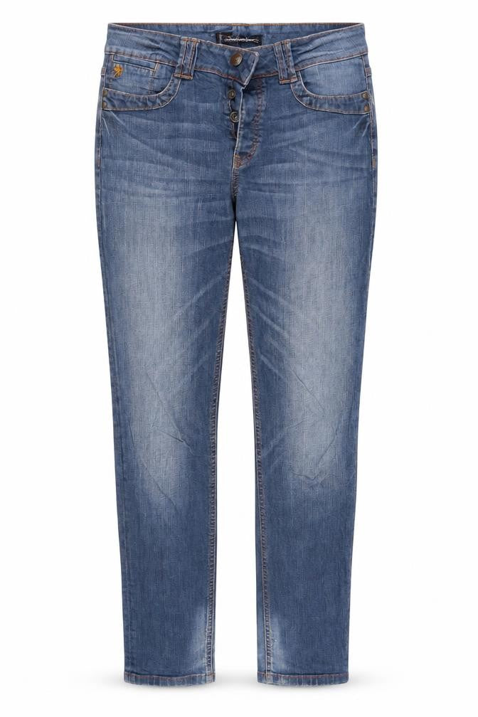 pre worn Womens Blue   Straight Jeans Size M L32 in
