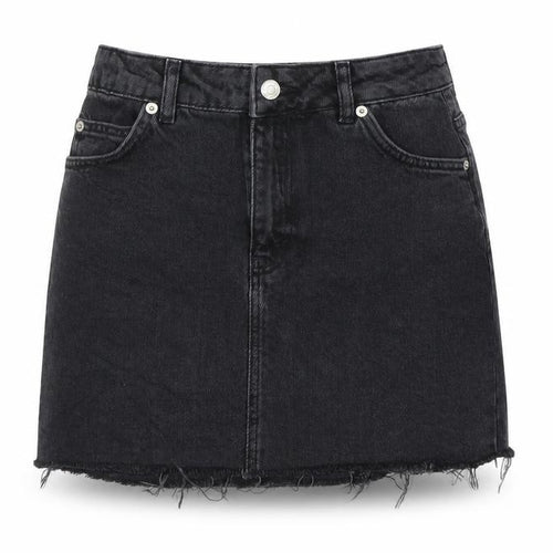 Topshop Womens Black   A-Line Skirt Size 8