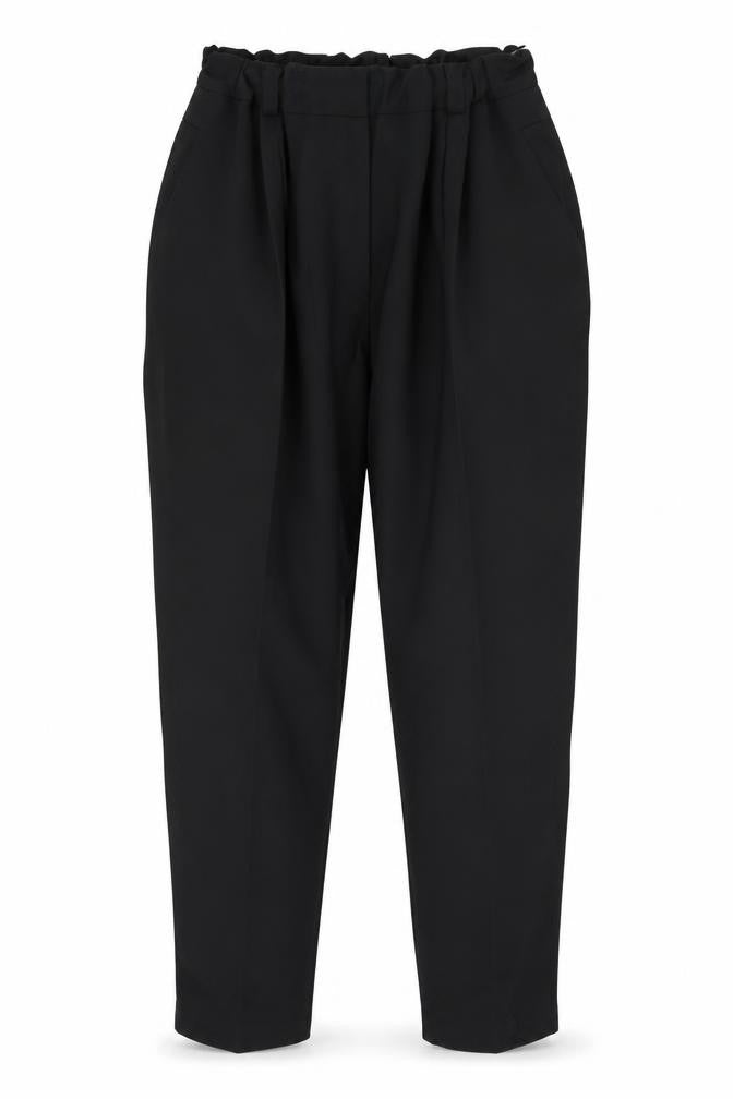 Edit Womens Black Striped  Trousers  Size 40 in L30 in