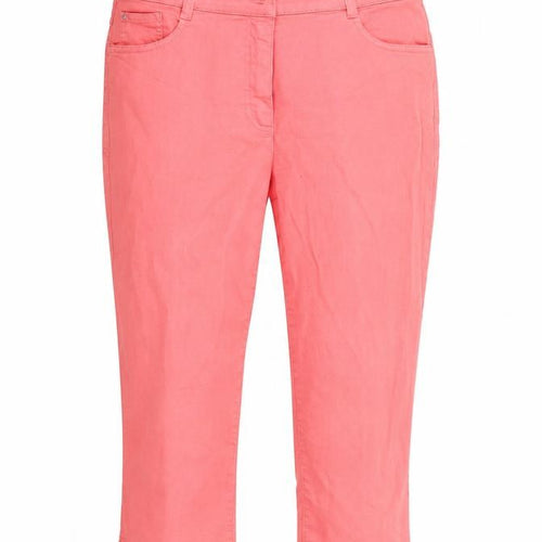 Basler Womens Pink Cotton Cropped Jeans Size 34 in