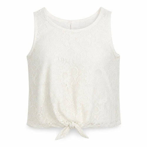TU Girls White   Basic Tank Size 12 Years