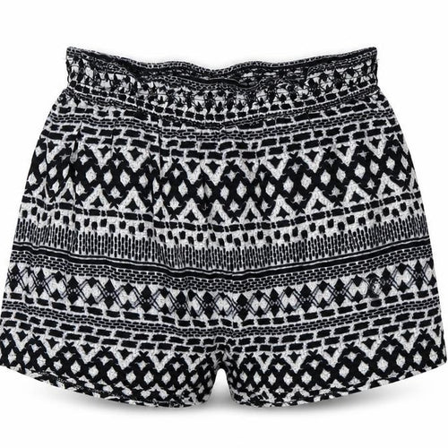 Brave Soul Womens Multicoloured Geometric  Hot Pants Shorts Size XS