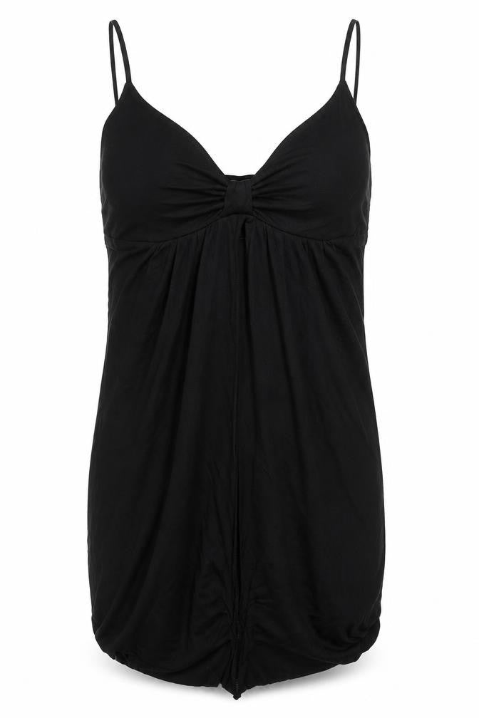 Topshop Womens Black   Basic Tank Size 10