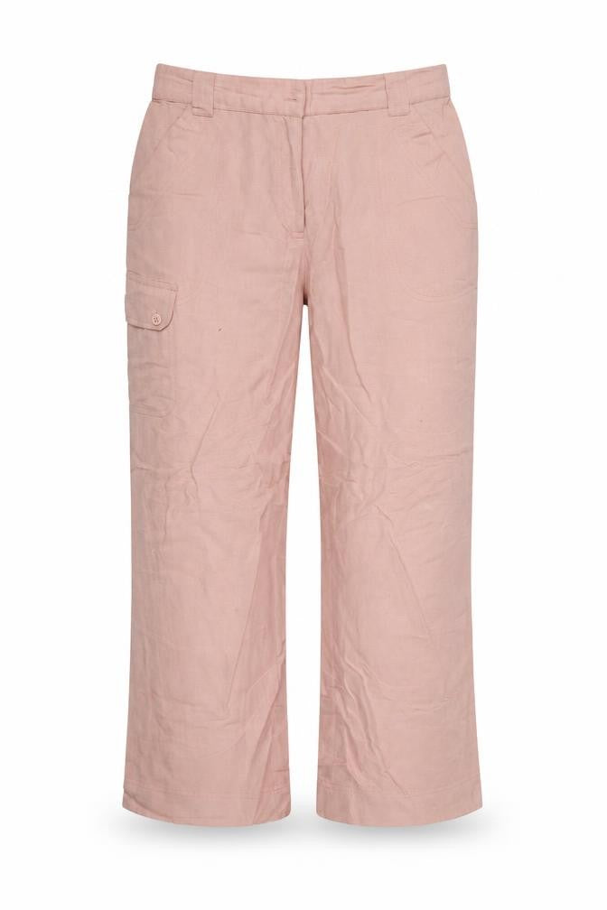Casual Comfort Womens Pink   Trousers  Size 14 L25 in