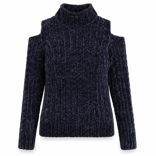 Dorothy Perkins Womens Blue  Knit Pullover Jumper Size 10