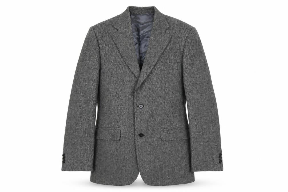 Wellington Mens Grey   Jacket Suit Jacket Size 40