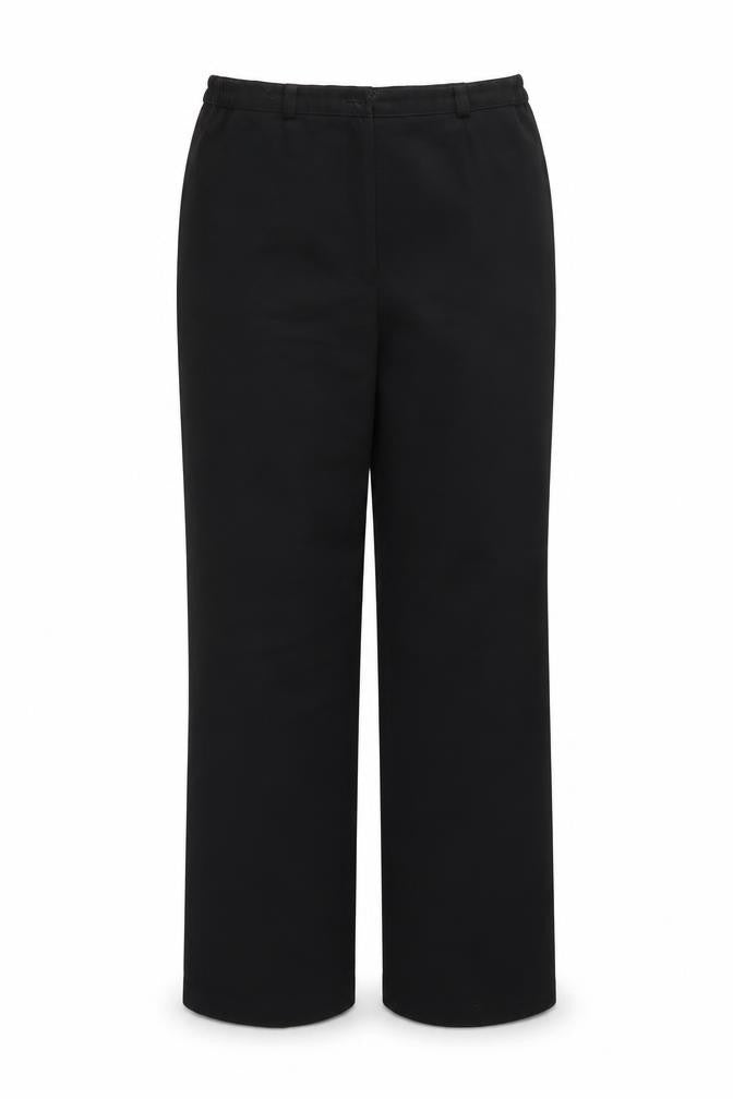 Preworn Womens Black   Trousers  Size 12 L31 in