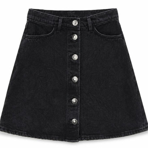 Monki Womens Black   A-Line Skirt Size 26 in