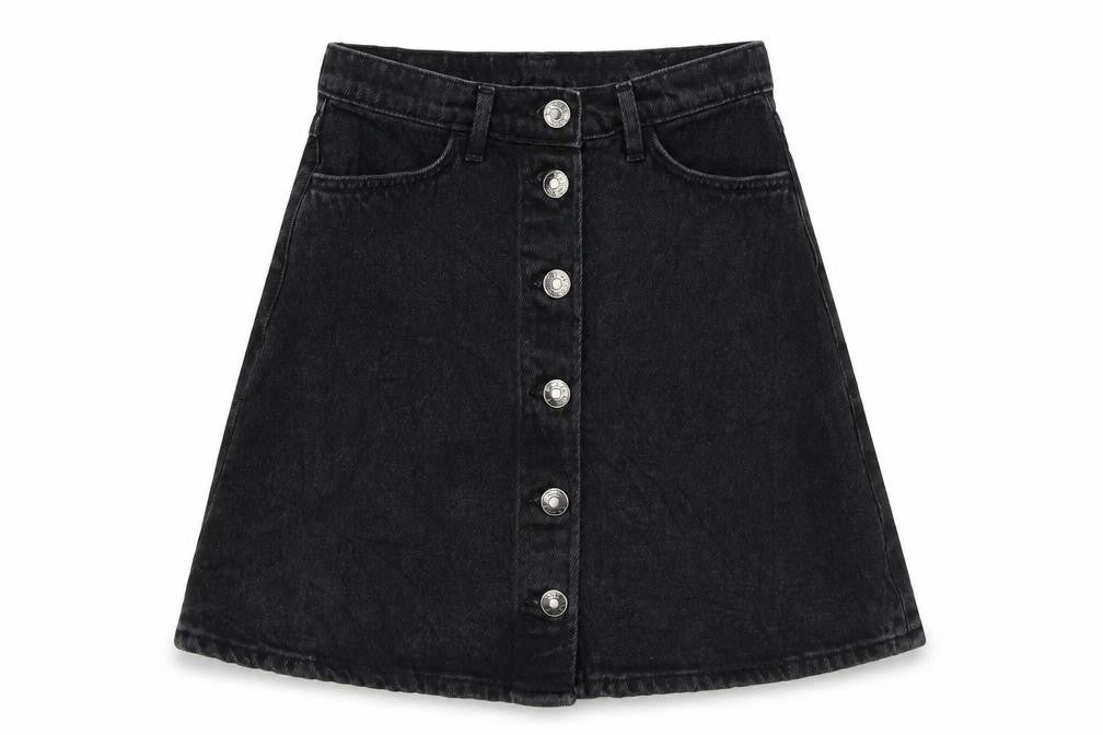 Monki Womens Black   A-Line Skirt Size 26 in