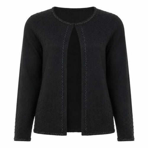 Classics Womens Black   Cardigan Jumper Size S