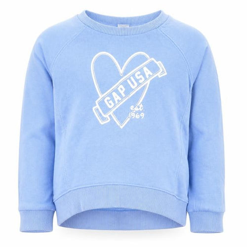 Gap Girls Blue   Pullover Sweatshirt Size 5 Years