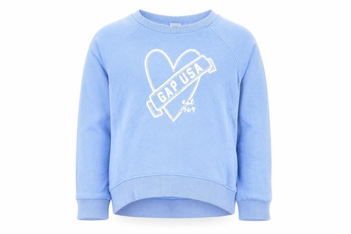 Gap Girls Blue Pullover Sweatshirt Size 5 Years