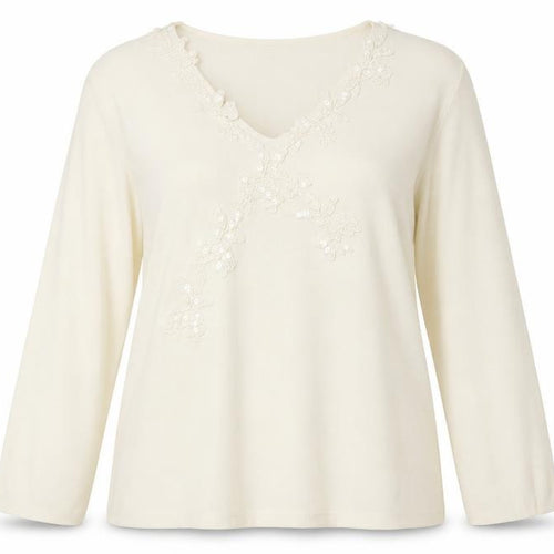 Sky Designs Womens White   Basic Blouse Size L