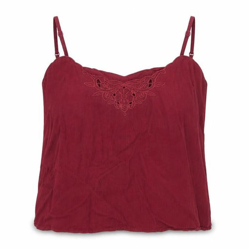 Divided by H&M Womens Red   Camisole Blouse Size 14  - CROPPED