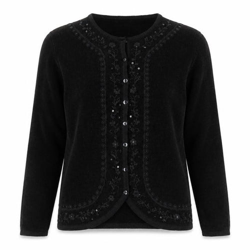 Reflect Collection Mens Black   Cardigan Jumper Size S