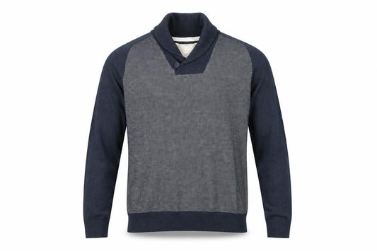 Front view of Next men’s black jumper, size M