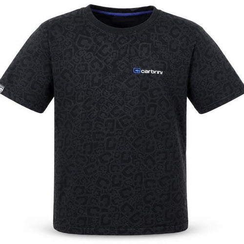 Carbini Boys Black   Basic T-Shirt Size 12 Years