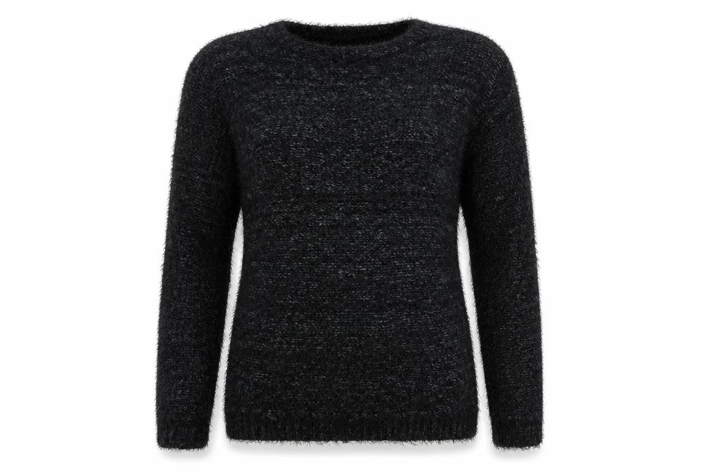 Preworn Womens Black   Pullover Jumper Size S