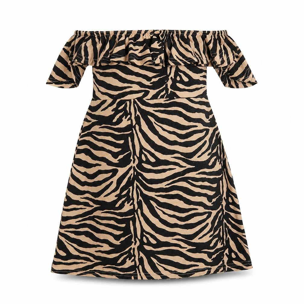 Misguided Womens Multicoloured Animal Print  A-Line  Size 6