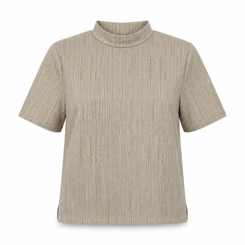 EWM Womens Beige   Basic Blouse Size 18