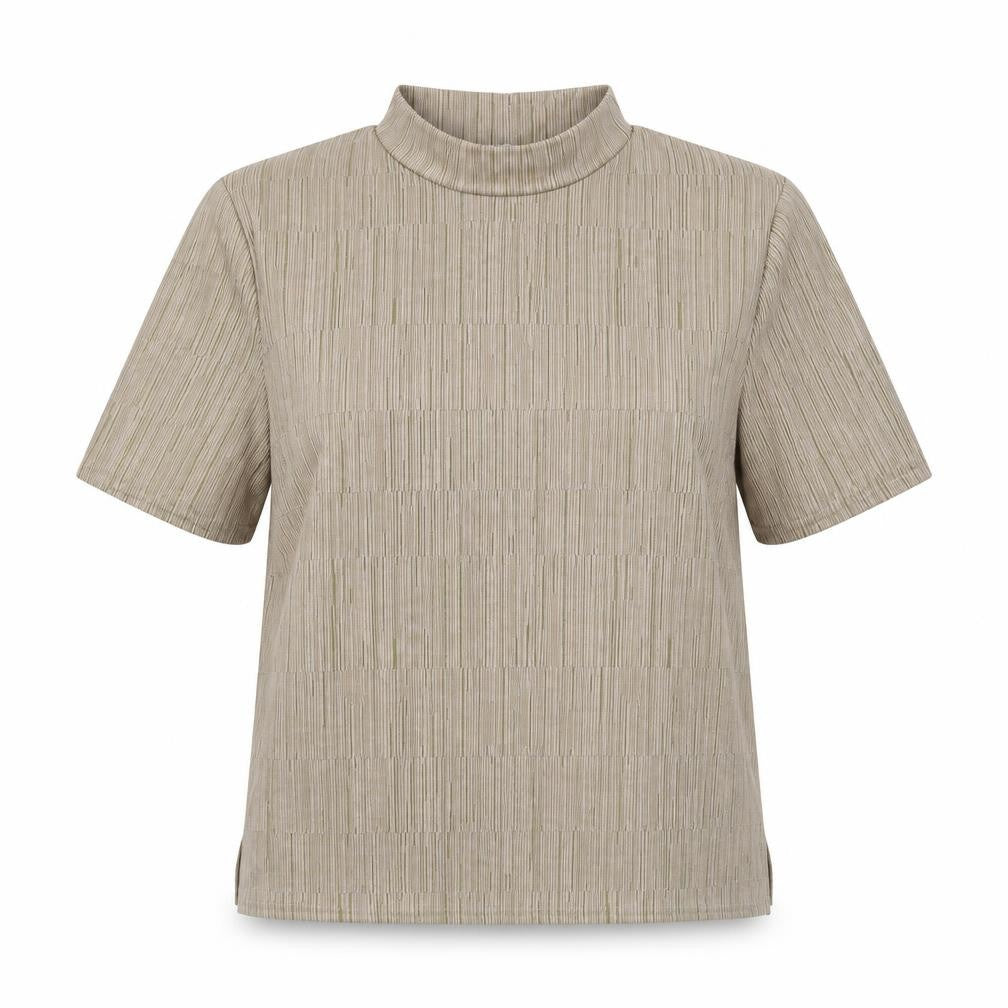 EWM Womens Beige   Basic Blouse Size 18