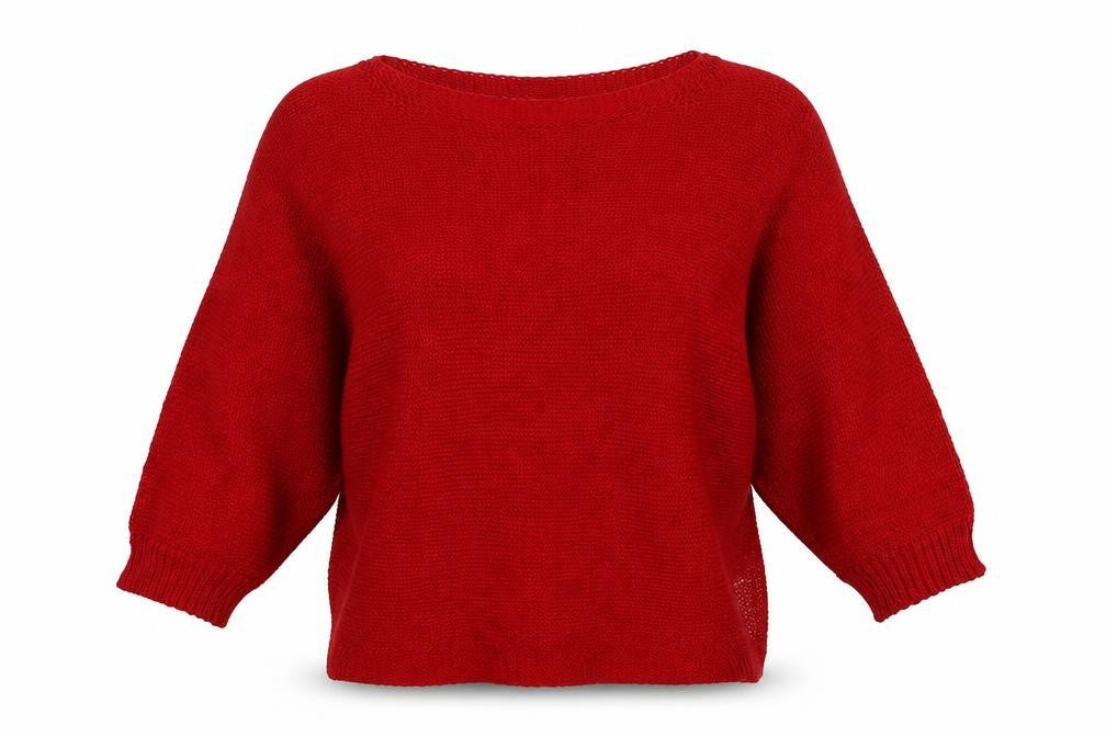 Isabella D Womens Red   Pullover Jumper Size S