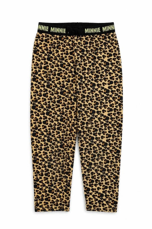 Front view of Disney girls’ multicoloured animal print skimmer shorts, size 8, years