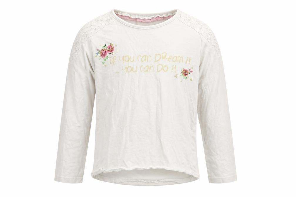 YD Girls White   Basic T-Shirt Size 11-12 Years