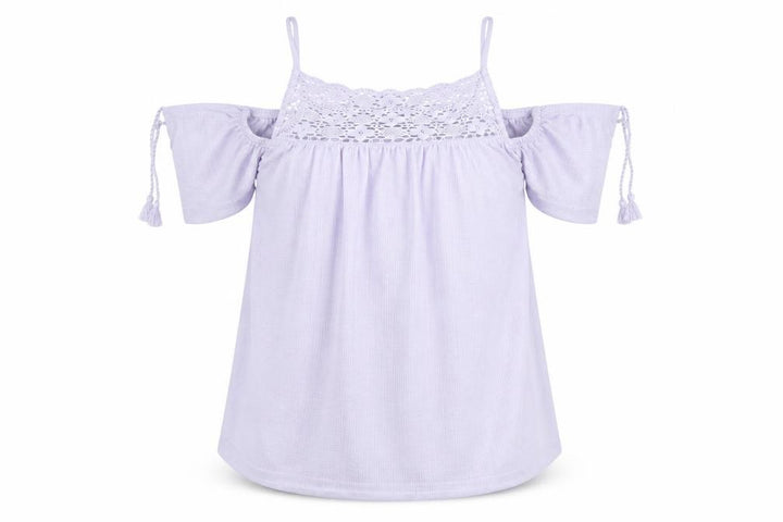 George Womens Purple Basic Blouse Size 8
