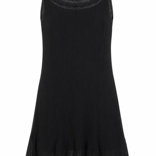 Sublims Womens Black   A-Line  Size M  - Pleated