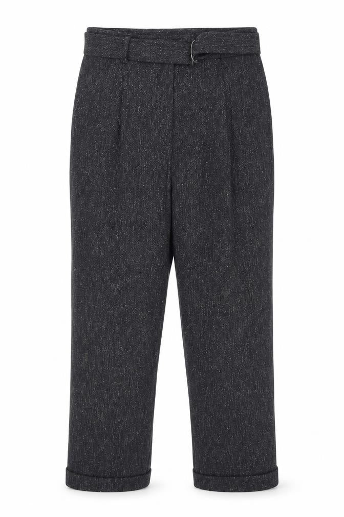 Front view of Next women’s grey trousers, size UK 12, 29-inch leg