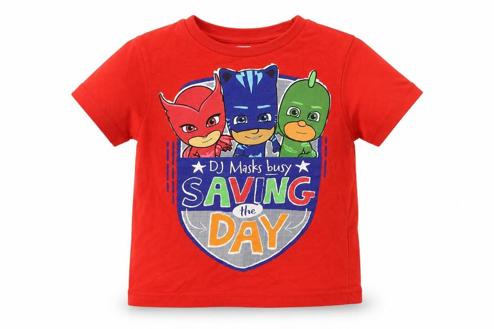 George Baby Red Solid Jersey Cami Pyjama Top Size 18-24 Months  - PJ Masks