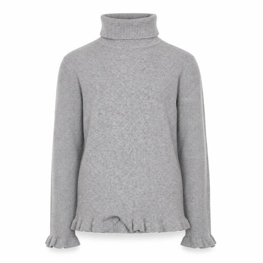 Primark Girls Grey  Knit Henley Jumper Size 12-13 Years