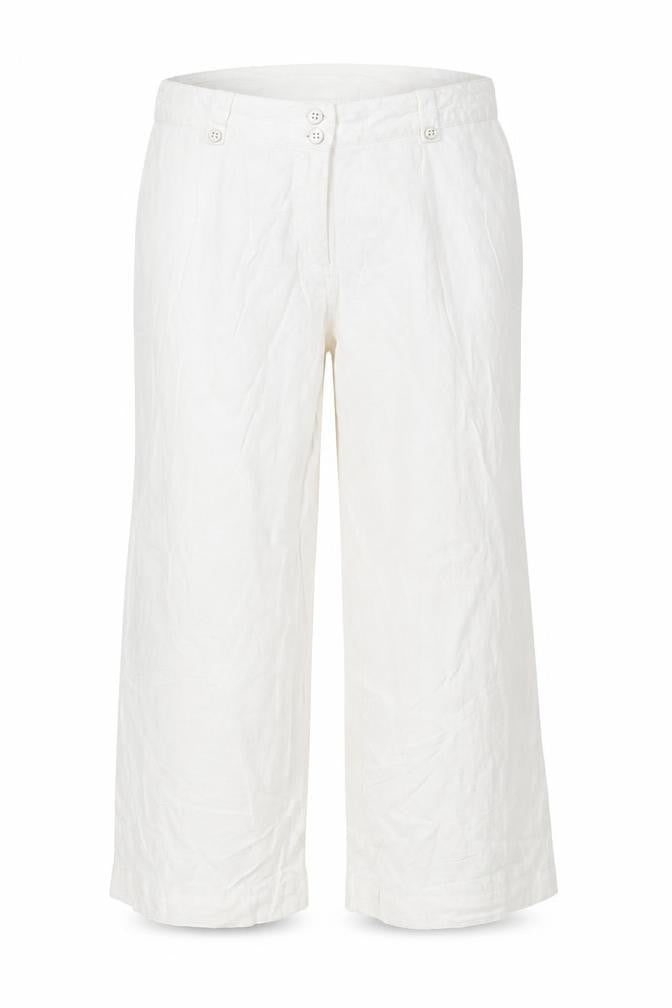 Evie Womens White   Trousers  Size 14 L20 in