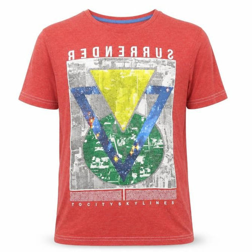 George Boys Red   Basic T-Shirt Size 10 Years