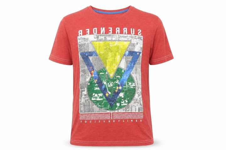 George Boys Red Basic T-Shirt Size 10 Years