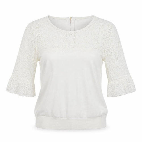 Roman Womens White   Basic Blouse Size 12