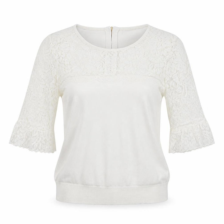 Roman Womens White Basic Blouse Size 12