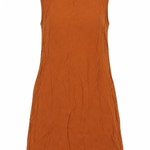 New Look Womens Orange   Fit & Flare  Size 10