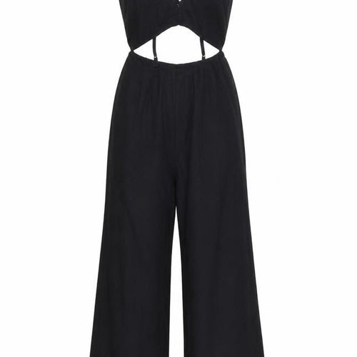 ASOS Womens Black  Woven Jumpsuit One-Piece Size 4 L22 in