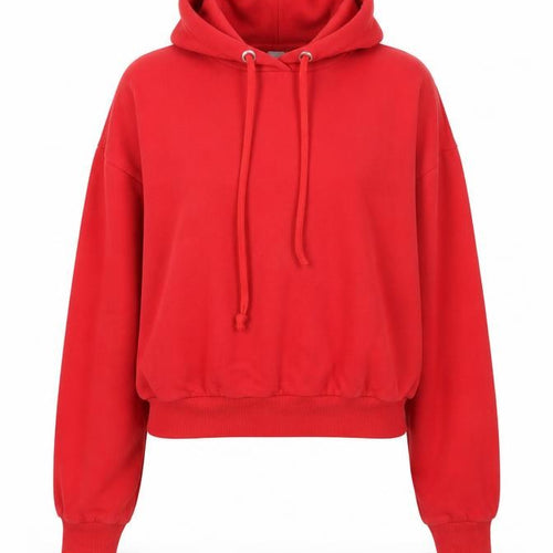 Divided by H&M Womens Red  Jersey Pullover Hoodie Size XS