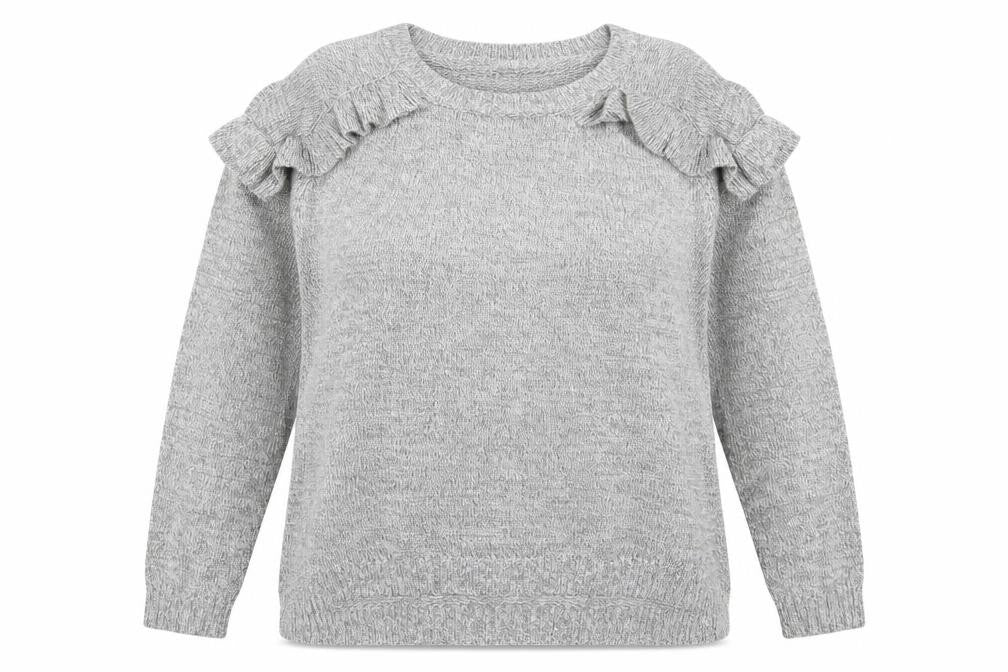 Papaya Womens Grey   Pullover Jumper Size M