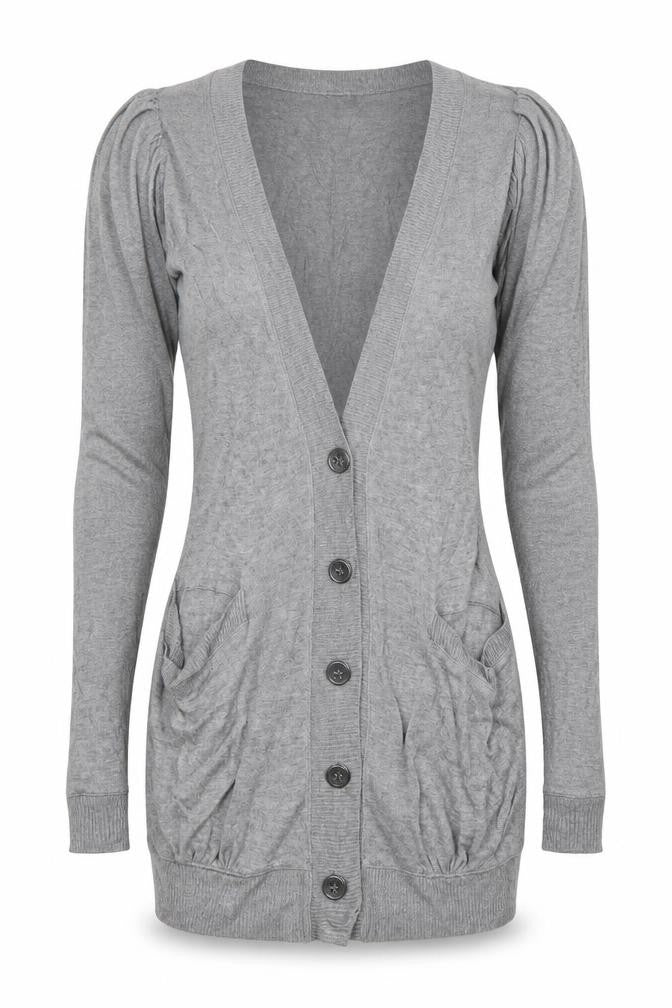 George Womens Grey   Cardigan Jumper Size 10