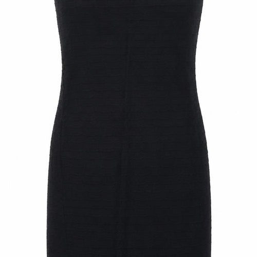 Topshop Womens Black   Straight & Pencil Skirt Size 10