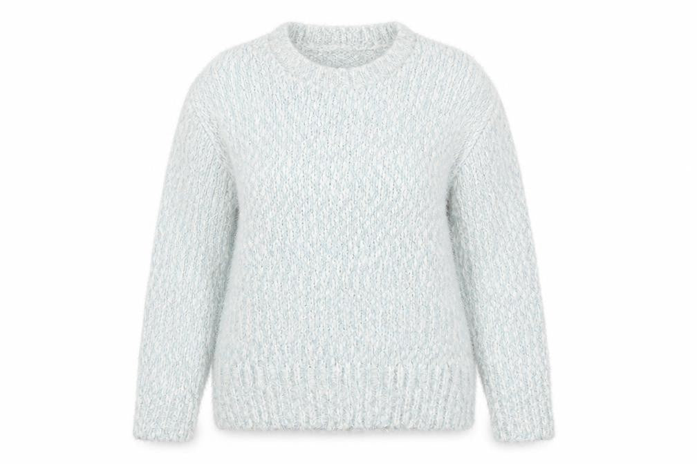 Isle Essentials Womens White   Pullover Sweatshirt Size M