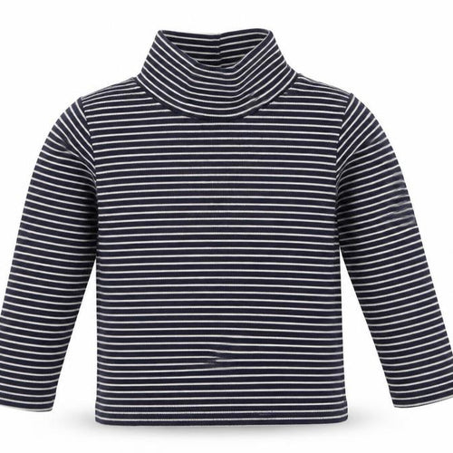 NEXT Girls White Striped  Basic T-Shirt Size 9-12 Months