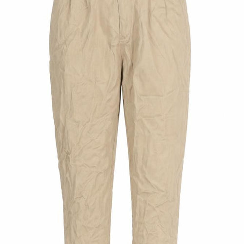 Lindex Womens Beige   Cropped Trousers Size 12 L23 in
