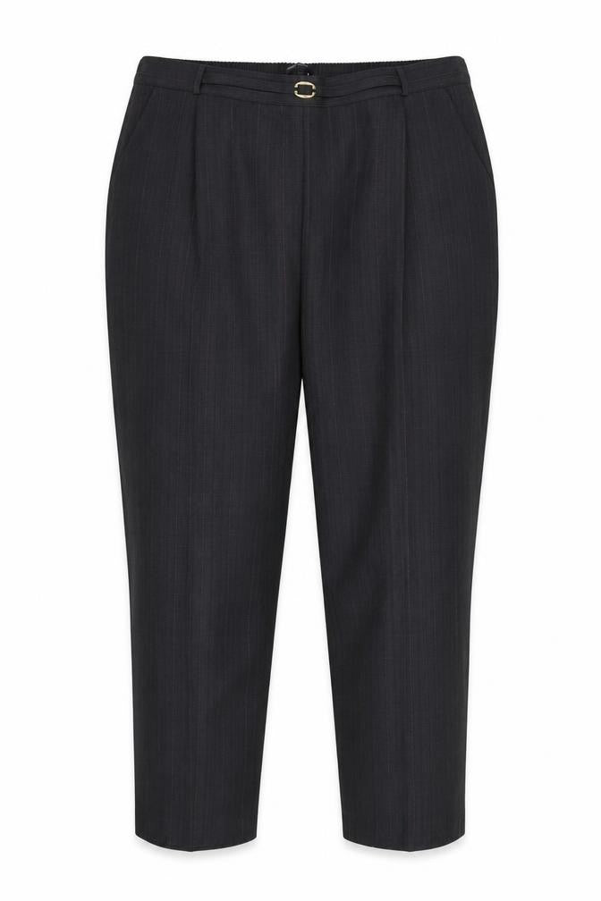 BM Womens Grey Striped  Trousers  Size 20 L26 in