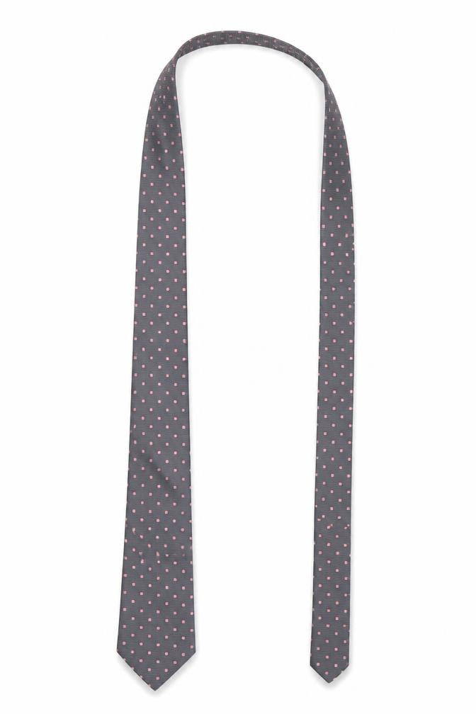 Preworn Mens Multicoloured Polka Dot  Slim Tie Tie One Size