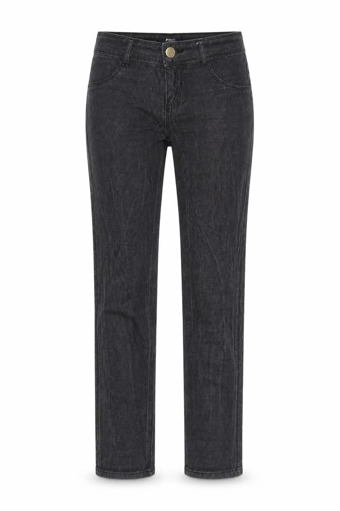 BSK Womens Black   Straight Jeans Size 8 L29.5 in
